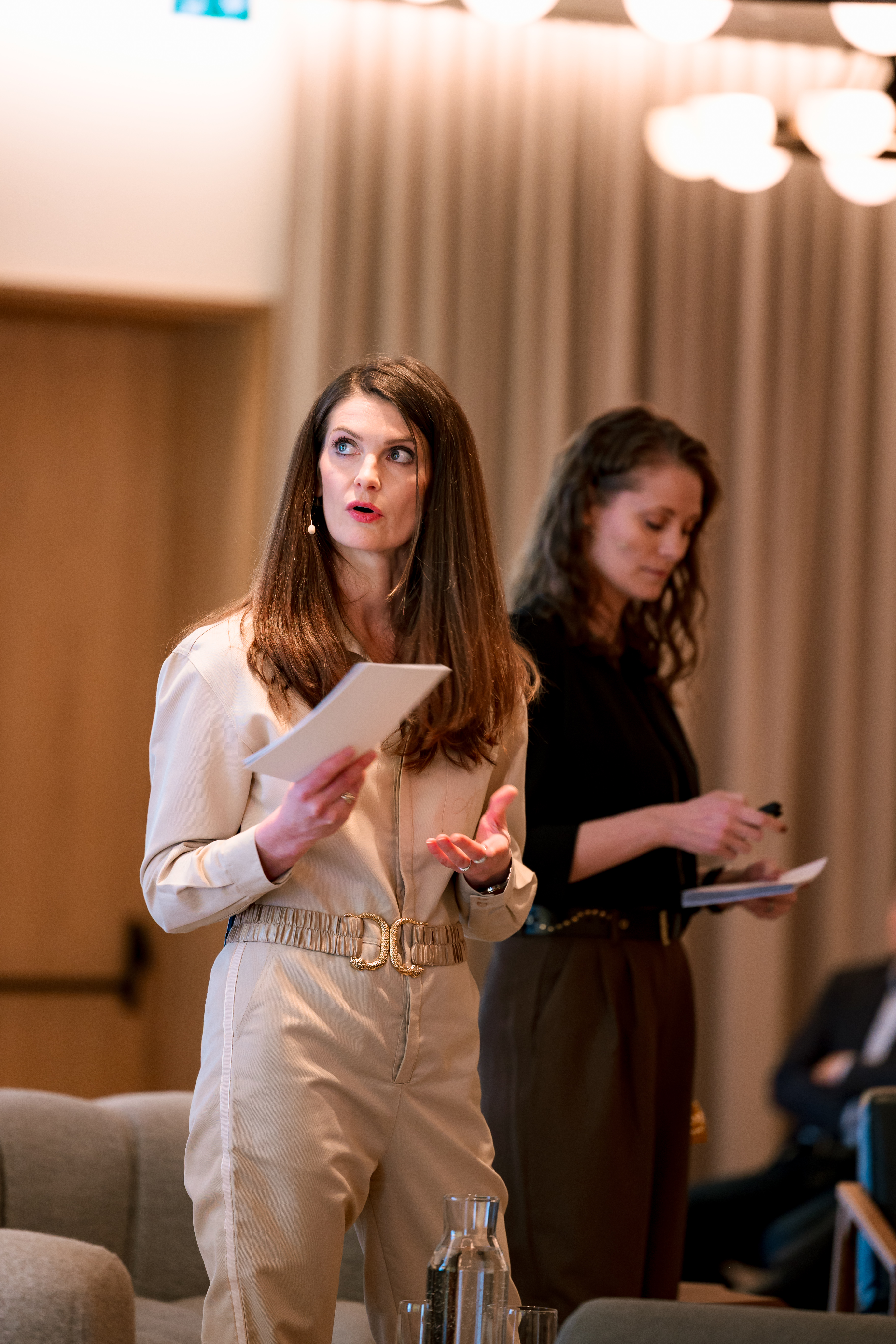 Stjórnarkonurnar Helga Kristín Jóhannsdóttir og Ása Björk Jónsdóttir, fóru yfir vegferðina síðastliðin 10 ár og stöðuna í dag